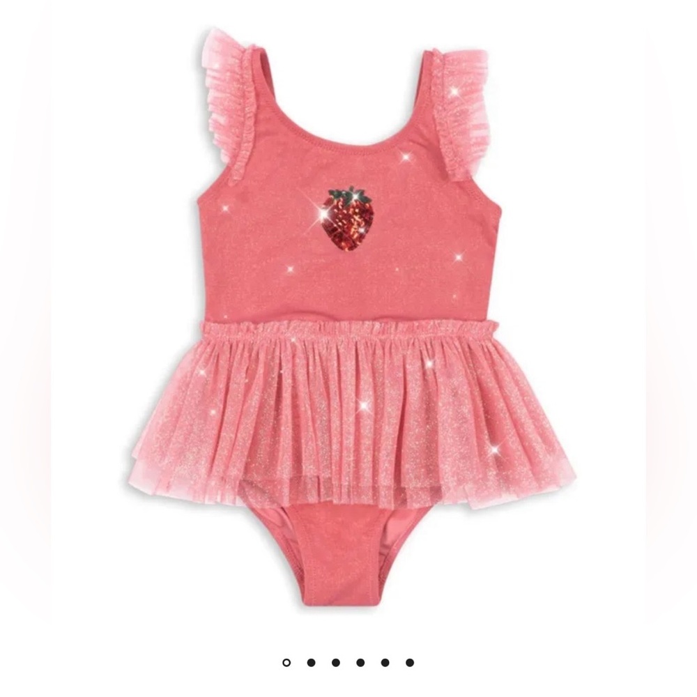 Konges Slojd Amandine lurex swimsuit size 6-7